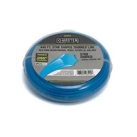 Master Mechanic 440 ft. x 0.65 Dia. Heavy Duty Trim Line, Blue 100646